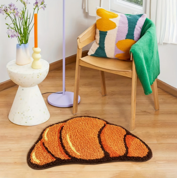 Yummy Croissant Rug