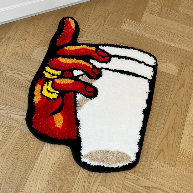 Hot Grip Cup Rug