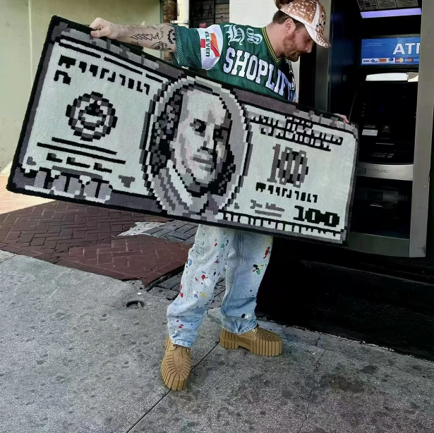 Dollar Bill Rug