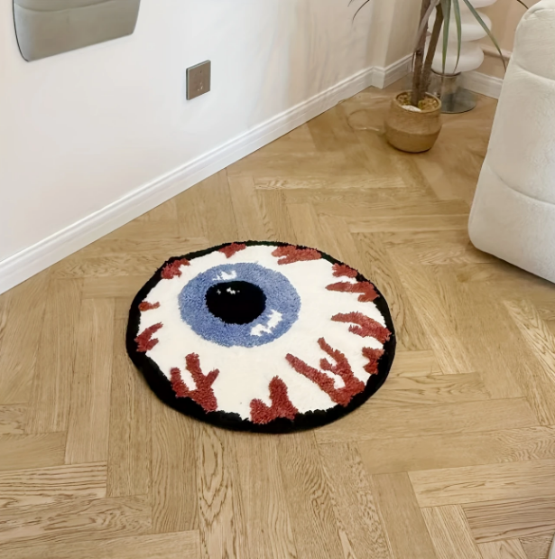 Edgey Eyeball Rug