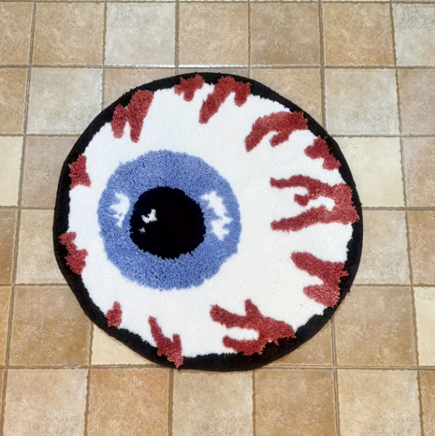 Edgey Eyeball Rug