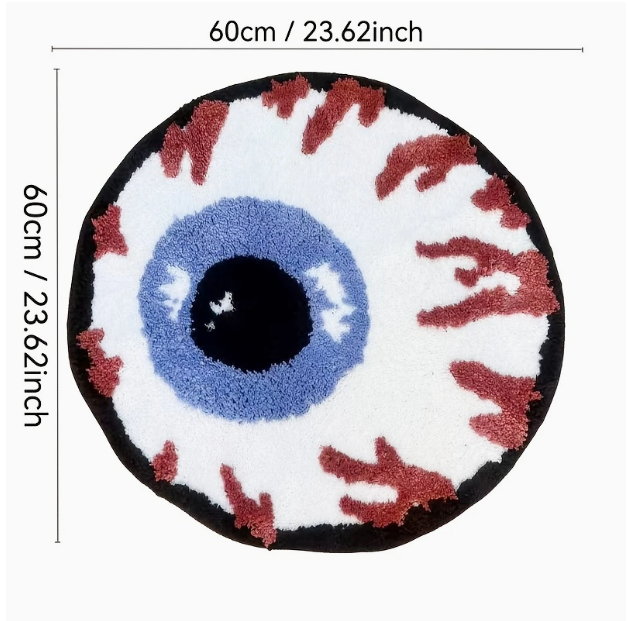 Edgey Eyeball Rug
