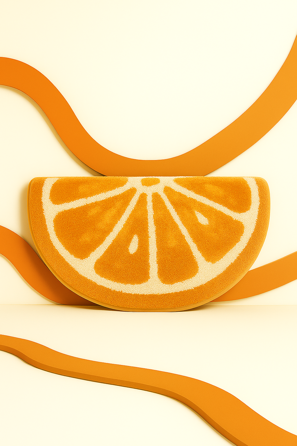 Ultra-Soft Orange Rug