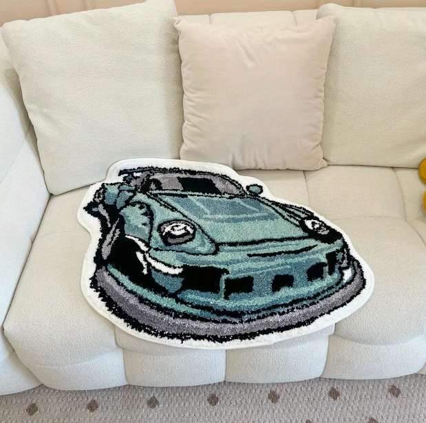 Vintage Porsche Rug