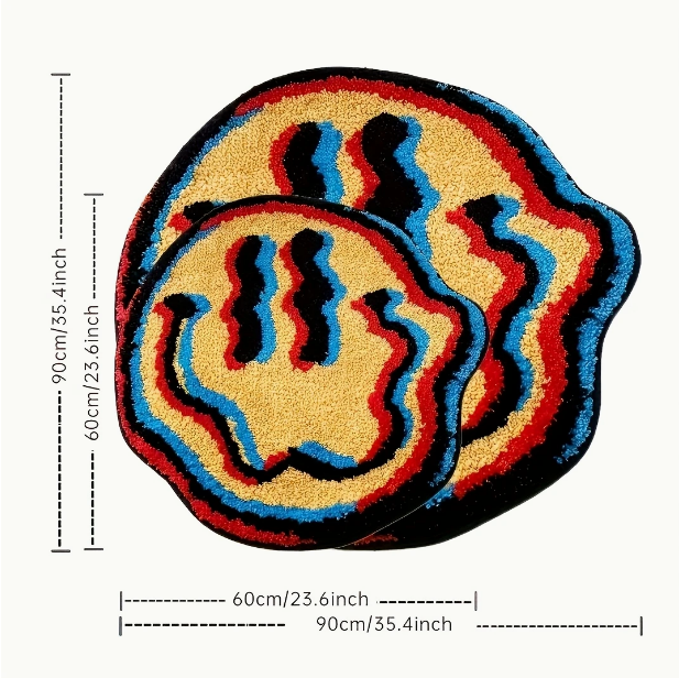 Smiley Face Rug