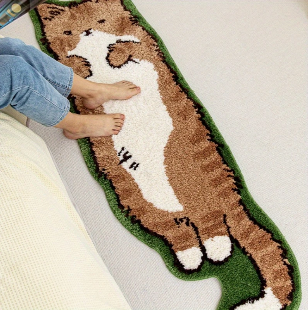 The Cat Rug In A Real Life Use